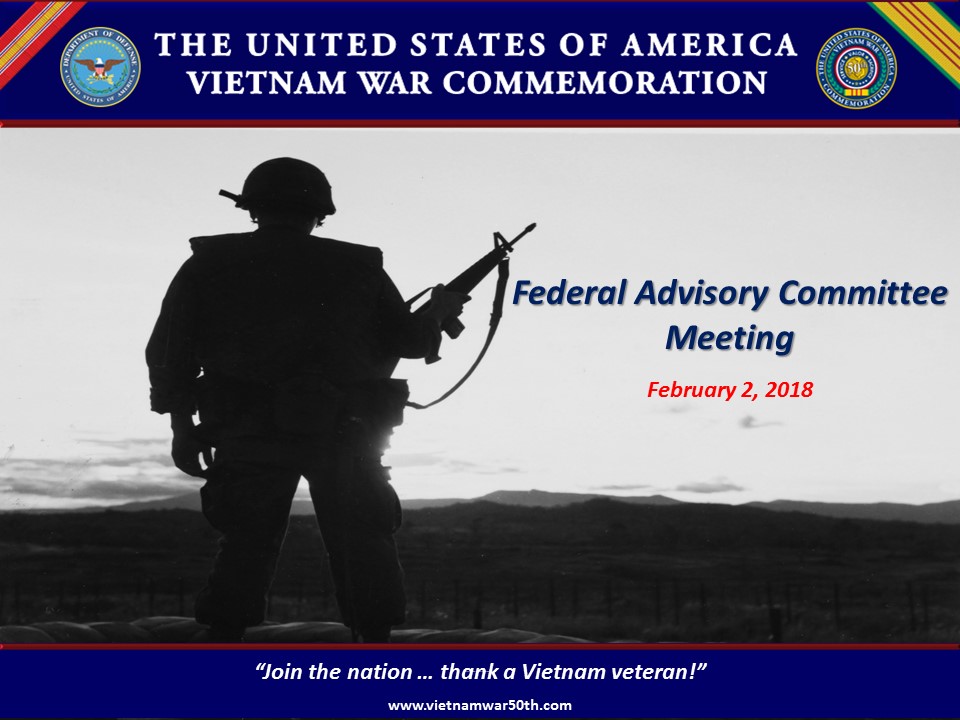 Vietnam War Advisory Committee Meeting 02082018